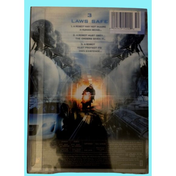 I Robot Full Screen DVD Starring Will Smith Sci-Fi Movie - Picture 2 of 2